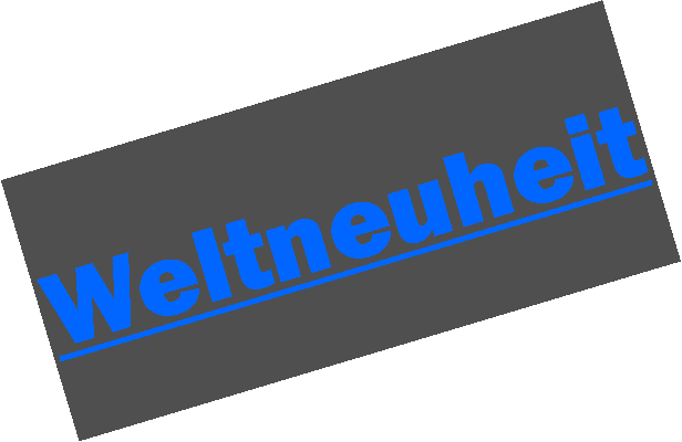 Textfeld: Weltneuheit